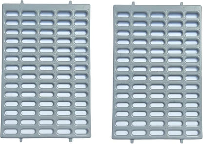 Saguaro Acres Rabbit and Small Animal Cage Resting Mat for Wire Floored Cages 2 Pack (Gray)