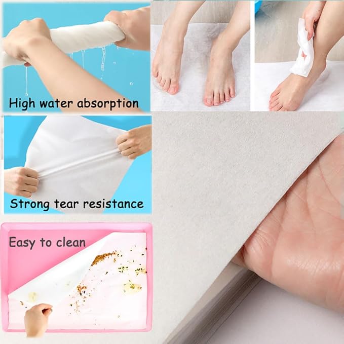 100PCS Bird Cage Liner Papers, Disposable Cage Paper Liners Precut Absorbent Cushion Pad Mat Accessories for Pet Bird Parrot (White)