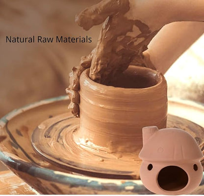 Aquarium Ceramic Mushroom House Decorations, Natural Fish Tank Landscape Frog House for Cichlid Betta Fish Goldfishes Tank Landscape Decoration