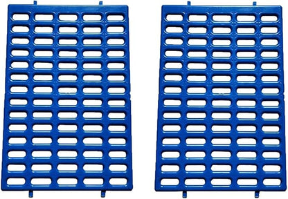 Saguaro Acres Rabbit and Small Animal Cage Resting Mat for Wire Floored Cages 2 Pack (Blue)