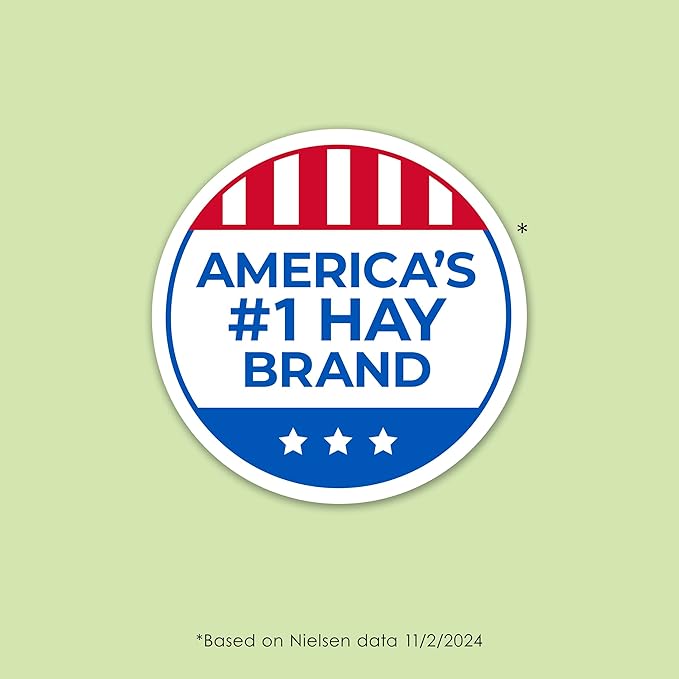 Kaytee Timothy Hay, High Fiber, Grown Specifically for Small Animals, Rabbits, Guinea Pigs, Chinchillas, 2 Pounds