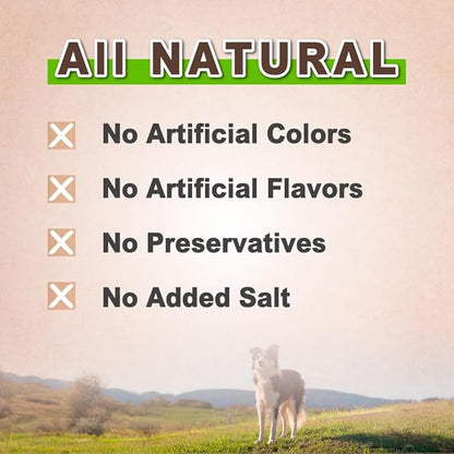 AFreschi Natural Turkey Tendon Strip 10 Units/Box, All Natural Human Grade Puppy Chew, USA-Sourced Turkey Tendon, Hypoallergenic, Easy to Digest, Rawhide Alternative