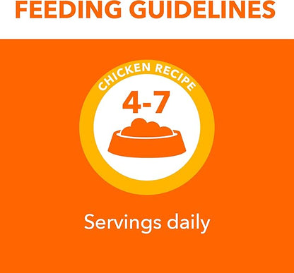 IAMS Perfect Portions Healthy Kitten Grain Free Wet Cat Food Pate, Chicken Recipe, 2.6 oz. Easy Peel Twin-Pack Trays (24 Count, 48 Servings)