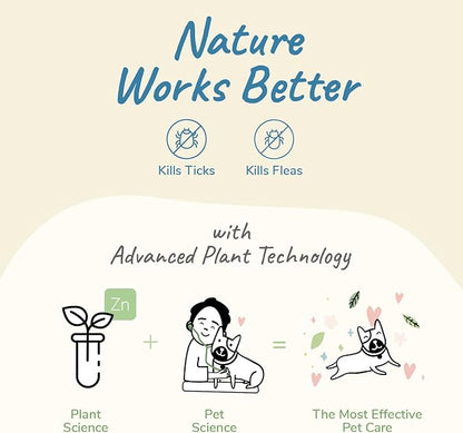 kin+kind Flea and Tick Spray and Shampoo Kit- Shampoo and Spray Set- Shampoo for Dogs, Spray for Dogs- for Tick and Flea Control Shampoo and Repel Spray- Lavender, 12 oz Each