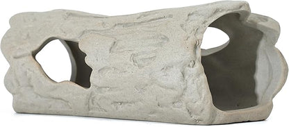 ALEGI Aquarium Rock Smooth Cave Decor for Shrimp Cichlid Hiding Breeding Betta Tunnel Decorations