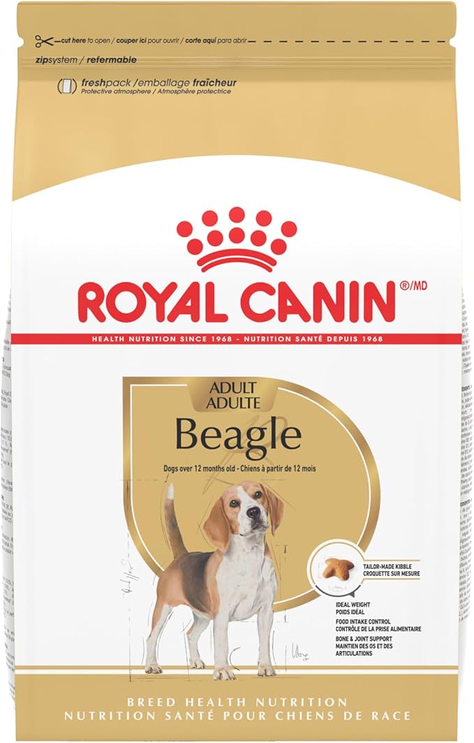 Royal Canin Beagle Adult Dry Dog Food, 6 lb bag