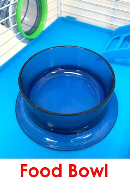 Extra Large 3-Levels Expandable and Customizable Hamster Habitat Rodent Gerbil Mouse Mice Rats Animal Critter Home Cage with Hide House Exercise Running Wheel Food Dish Water Bottle Deep Base