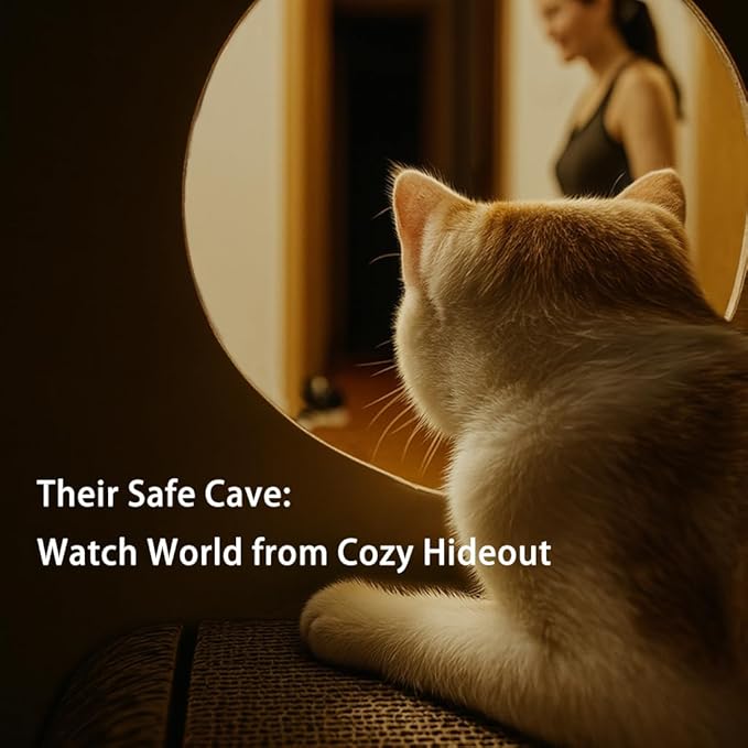 3-in-1 S-Shaped Cat Scratching Board Tunnel cat Scratcher cat Tree cat Tunnel S Shape Large Multi cat condo House cave Bed Indoor Climbing Hiding Scratching Playing Gift