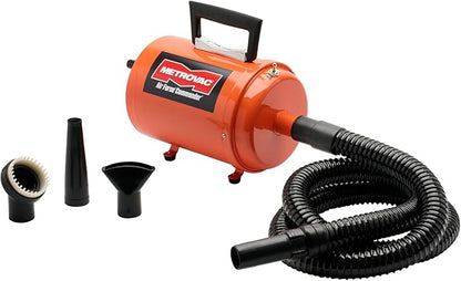 METROVAC AFTD-3: Air Force Commander 2-Speed Dryer - Orange | 4.0 HP | Professional Pet Grooming Blower | Made in USA