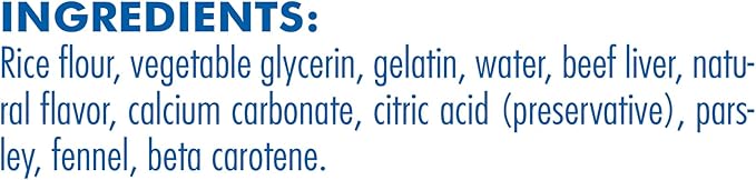 N-Bone FLOSSta Dental Chews for Dogs – Natural Beef Liver Flavor, No Dyes, Grain-Free, Breath Freshening, Plaque & Tartar Control, Digestible Teething Aid – 12 oz Bag