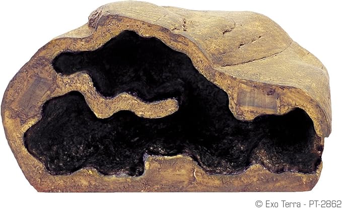 Exo Terra Reptile Den, Hideout Tunnel System for Terrariums, Medium, PT2862