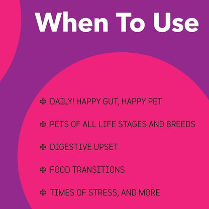 InClover Optagest Natural Digestive Aid, Organic Prebiotics & Enzymes Supplement Powder for Dogs and Cats - Promotes Healthy Stools, Less Gas, Optimal Nutrient Absorption, Intestinal Balance, 7 sticks