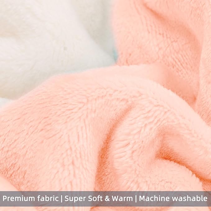 FabriCastle Dog Hoodie Sweater for Small Dogs Boy and Girl, Dog Clothes S XS XXS Puppy Sweatshirt, Pet Outfit, Cat Clothing Super Soft Warm Snap On Closure (Peach-Cream, Small)