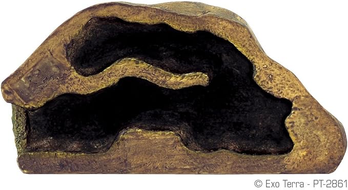 Exo Terra Reptile Den, Hideout Tunnel System for Terrariums, Small, PT2861