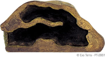 Exo Terra Reptile Den, Hideout Tunnel System for Terrariums, Small, PT2861