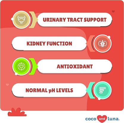 Cranberry for Dogs - Urinary Tract Support, Bladder Health, Dog UTI, Bladder Stones, Incontinence Support (Tablet)