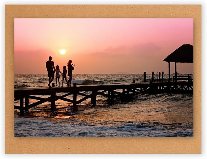 10 Chipboard Sheets 5 x 7 inch - 22pt (Point) Light Weight Brown Kraft Cardboard for Scrapbooking & Picture Frame Backing (.022 Caliper Thick) Paper Board | MagicWater Supply