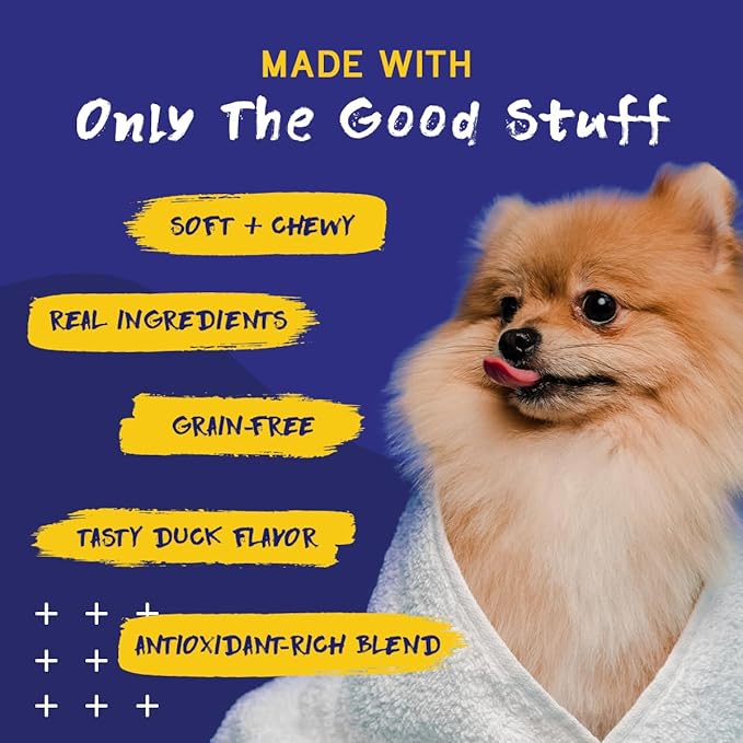 PupGrade Skin & Coat Soft Chew Supplement for Dogs – Supports Healthy Skin, Coat, and Immune Function - Rich in Natural Fish Oil, Omega Fatty Acids, and Vitamins – 360 Soft Chews