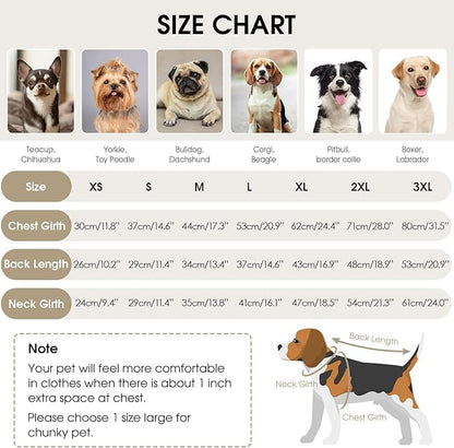 Queenmore Small Dog Sweater, Long Sleeve KnitSweater with Check Pattern, Warm Plaid Doggie Sweaters for Small Medium Dogs, Solid Pull-on Cat Knitwear, Apricot S