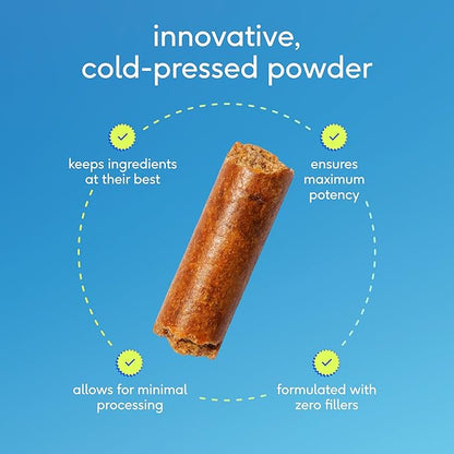 GutWell Power Poop - Digestive Enzymes & Fiber for Dogs - Dog Fiber Supplements Help with Diarrhea Relief, Upset Stomach, Pet Gas & Gut Health with Targeted Triple-Biotic Blend & M-Fiber - 60 Scoops