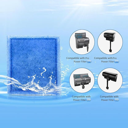 Aquarium Filter Cartridge 16 Pack Rite-Size C Filter Replacement Cartridges Compatible with PRO Power Filters 275/375 /Power Filters 200/350