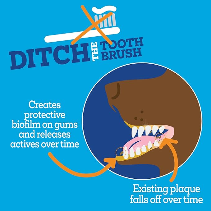 Twist + Lick Dental Gel for Dogs, Cleans Teeth and Freshens Breath for 24 Hours, Chicken Flavor, 2 oz, 30 Day Supply