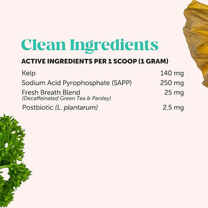 Cat Breath Freshener Dental Powder for Teeth Cleaning Plaque Off, Dental Care for Cats, Tartar Remover for Teeth with Natural Herbal Blend (60 Day Supply)