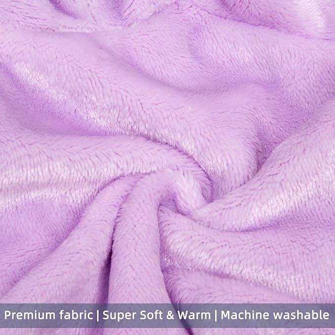 FabriCastle Dog Hoodie Sweater for Small Dogs Boy and Girl, Dog Clothes XS XXS Puppy Sweatshirt, Pet Outfit, Cat Clothing Super Soft Warm Snap On Closure (Light Purple, Small)