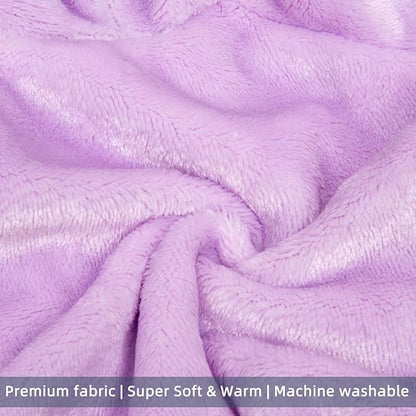 FabriCastle Dog Hoodie Sweater for Small Dogs Boy and Girl, Dog Clothes XS XXS Puppy Sweatshirt, Pet Outfit, Cat Clothing Super Soft Warm Snap On Closure (Light Purple, X-Small)