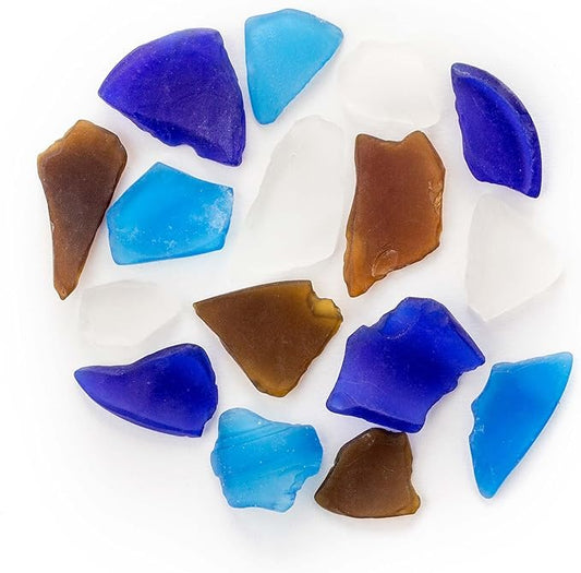 (05139 Aquarium Sea Glass, Pacific Mix, 4lb Bag
