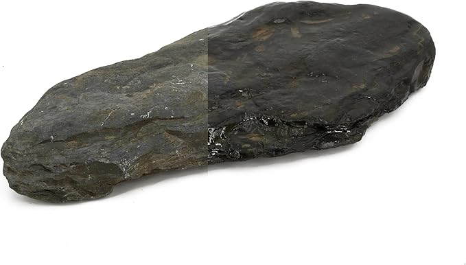 Aquarium Stone Stream Turtle Platform Natural Slate 3-8 inches basking Rock for Aquarium Decoration Turtle Tanks and Amphibian & Reptile Terrariums (10lb)