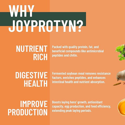 5LB Non-GMO Dried Black Soldier Fly Larvae for Chicken – 85X More Calcium Grubs Than Mealworms for Strong Eggshells & Healthy Growth - High Protein for Chickens, Birds, Ducks, Geese & Pets