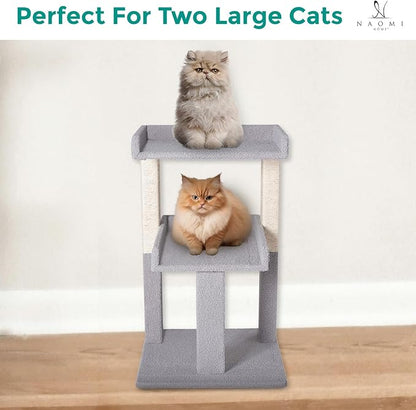 Lulu Large Cat Tower Gray