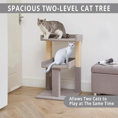 Lulu Large Cat Tower Gray