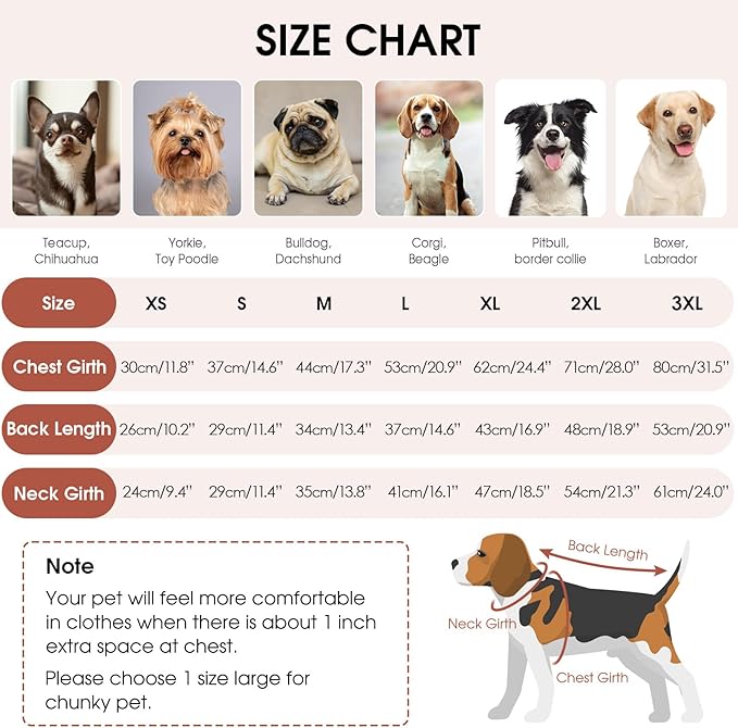 Queenmore Dog Sweaters for Medium Dogs Girl, Waffle Knit Dog Sweater with Long Sleeve, Doggie Kintsweaters, Cat Christmas Sweaters, Saddle Brown M