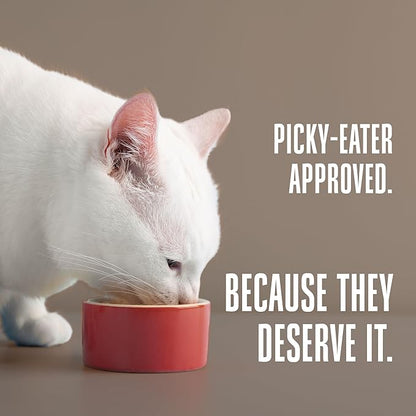 Whole Life Cat Freeze Dried Cat Food - Human-Grade Wet Food Toppers, Single Ingredient Snacks & Lickable Treats, Instantly Hydrating Natural Broth Just Add Water, Made in USA - Salmon & Tuna, 3 Oz