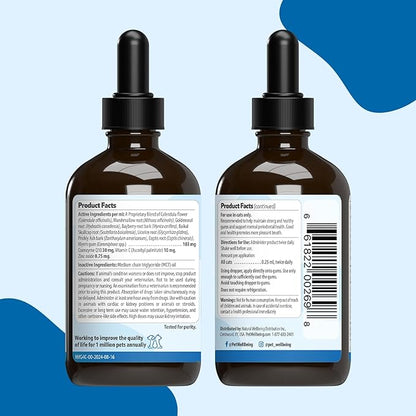 Pet Wellbeing Healthy Gums for Cats - Gums & Dental Health, Oral Care, Healthy Breath, Coenzyme Q10, Zinc Oxide, Calendula, Marshmallow Root - Veterinarian-Formulated Holistic Topical 4 oz (118 ml)