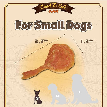 Gootoe Turkey Tendon Dog Treats, Lollipop (S) 5 Pieces per Pack, USA-Sourced Turkey Tendon, Natural Snack, Premium Puppy Chews, Hypoallergenic, Reseal Value Bags, Size for Small Dogs