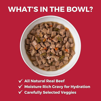 KOHA Lone Star Brisket Stew for Dogs with Beef, High Protein Wet Dog Food, 12.7oz Cans (Case of 12)