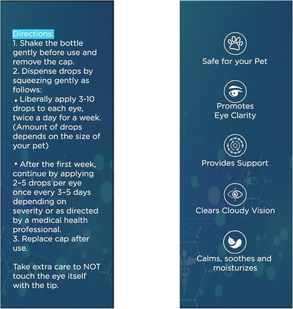 NOVEHA Pet Drops | Advanced Lanosterol Solution + NAC (2 x 10 mL)