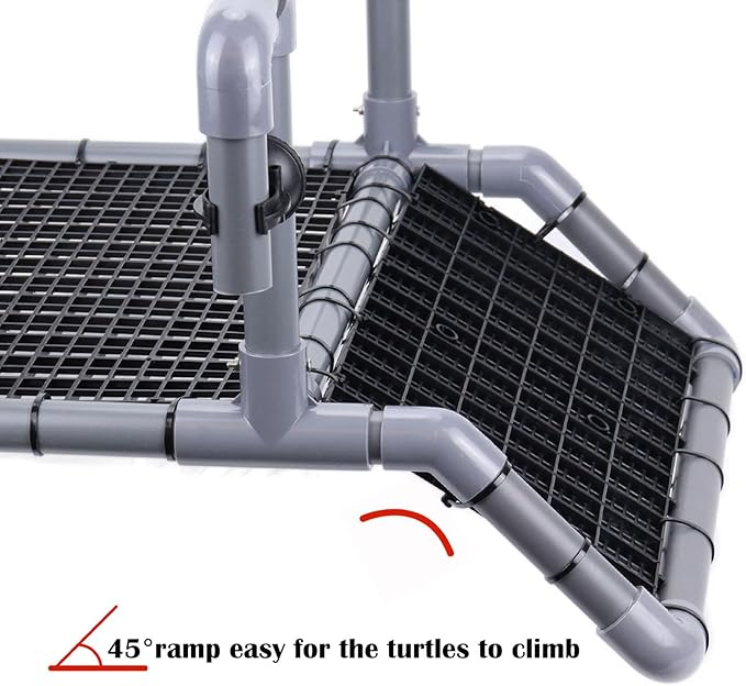 Extra Large Turtle Basking Platform, Specifically for 18 to 19 Inch Wide Aquariums