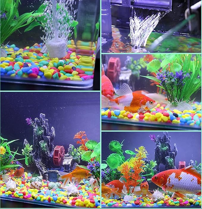 1 Gallon Aquarium Fish Tank，Rimless Aquarium Tank，7.8" L × 6.3" H × 5.5" W