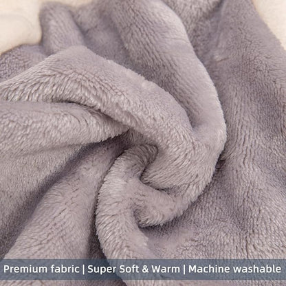 FabriCastle Dog Hoodie Sweater for Small Dogs Boy and Girl, Small Dog Clothes XS XXS Puppy Sweatshirt, Pet Outfit, Cat Clothing Super Soft Warm Snap On Closure (Lightgrey-Cream, XX-Small)