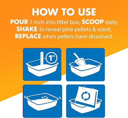 Feline Pine Platinum Non-Clumping Cat Litter 18lb. (Pack of 2)