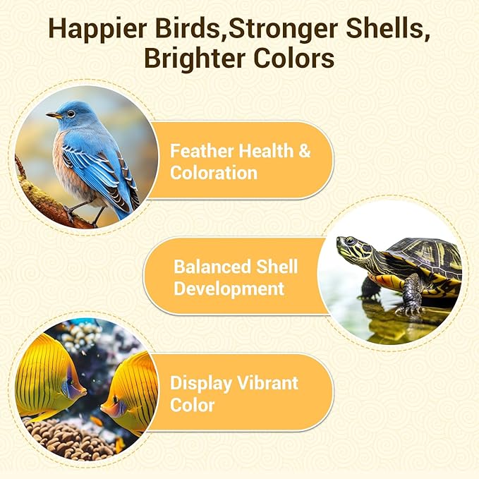 Dried Mealworms 5Lbs, High-Protein Bulk Mealworms, 100% Non-GMO Mealworm Treats for Birds, Chickens, Turtles, Fish, Hamsters and Hedgehogs All Natural Animal Feed