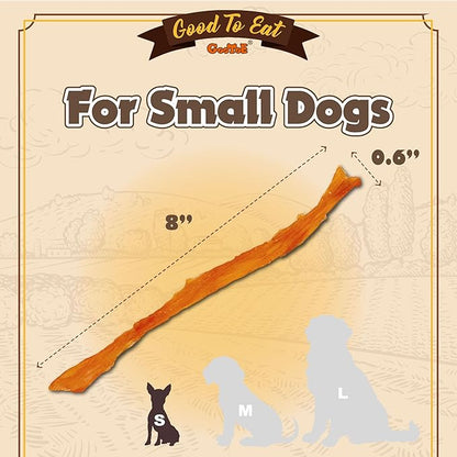 Gootoe Turkey Tendon Dog Treats, Strips 3oz, USA-Sourced Turkey Tendon, Natural Snack, Premium Puppy Chews, Hypoallergenic, Rawhide Free, Reseal Value Bags, Size for Small Dogs