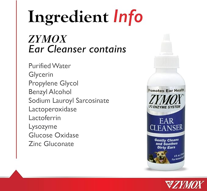 Zymox Ear Cleanser With Bio-Active Enzymes, 4 oz.