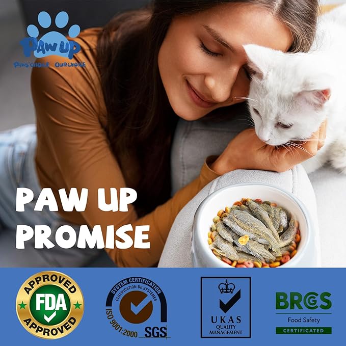 Freeze Dried Minnows Cat Treats – 100% Raw Single-Ingredient Pet Fish Snacks – Rich in Omega-3, Grain-Free – Healthy Training Rewards & Meal Toppers for Dogs & Cats, 2.8 oz