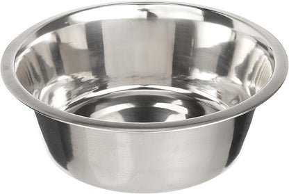 Neater Pet Brands 12 Cup (96 oz.) Stainless Steel Dog Bowls, 1 Single Large Dog Water Bowl or Food Bowl for Indoors or Outdoors, Metal Bowls for Large Breed, Dishwasher Safe Dish for Extra Big Dogs
