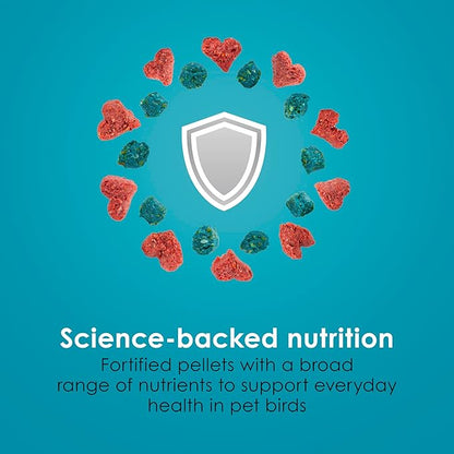 Kaytee Forti-Diet Pro Health Pet Parrot Bird Food, 8 Pound